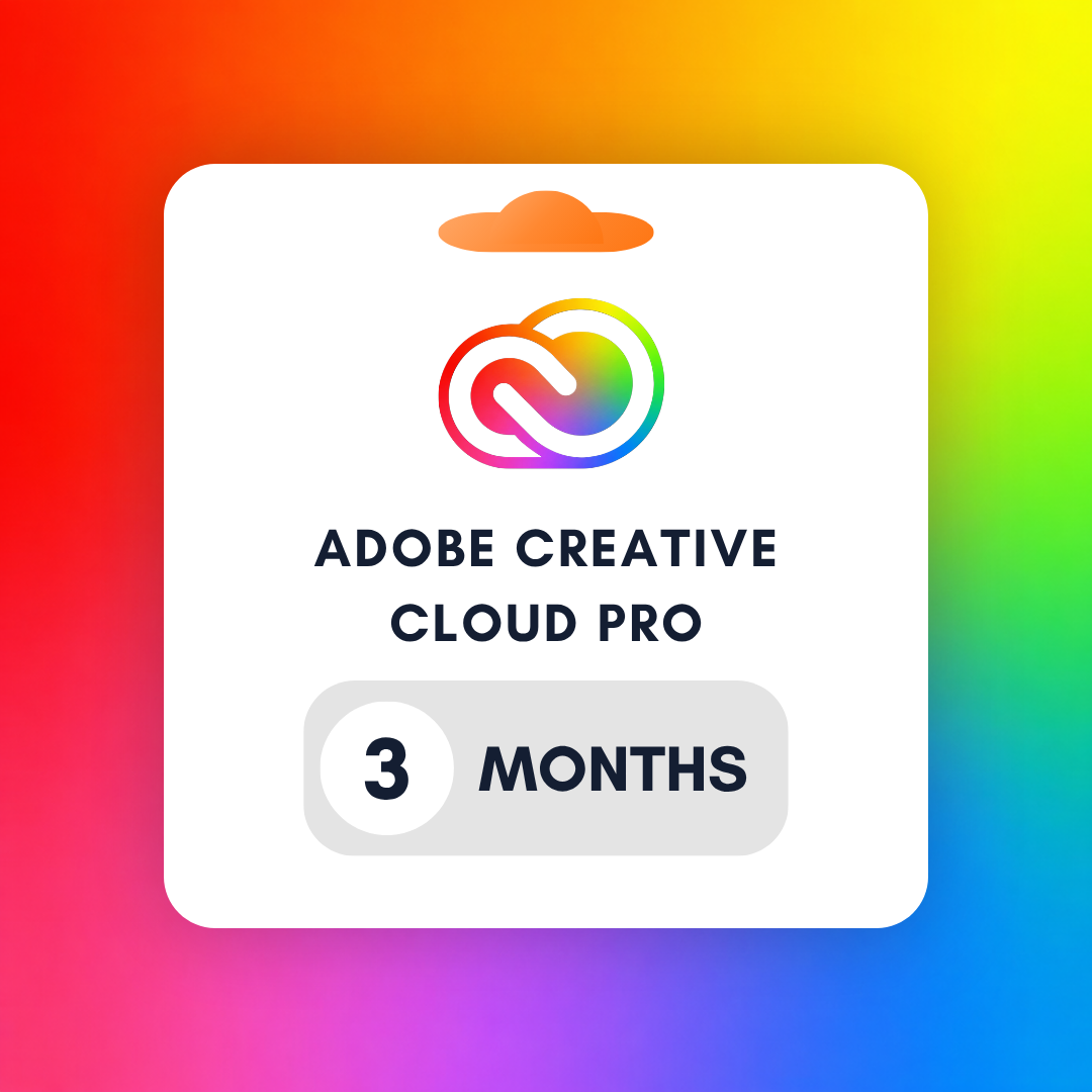 Adobe Creative Cloud Pro | 3 Months | Subscription Key