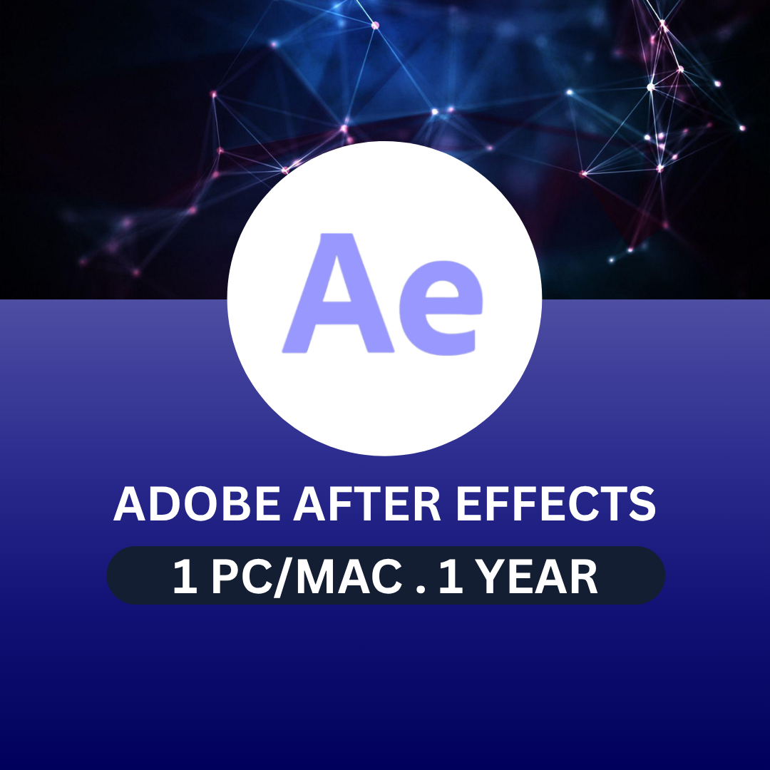 Adobe After Effects | 1 PC / MAC | 1 Year | Subscription Key