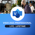 Visio 2021 Professionnel | Activation en ligne | 1 PC | À vie