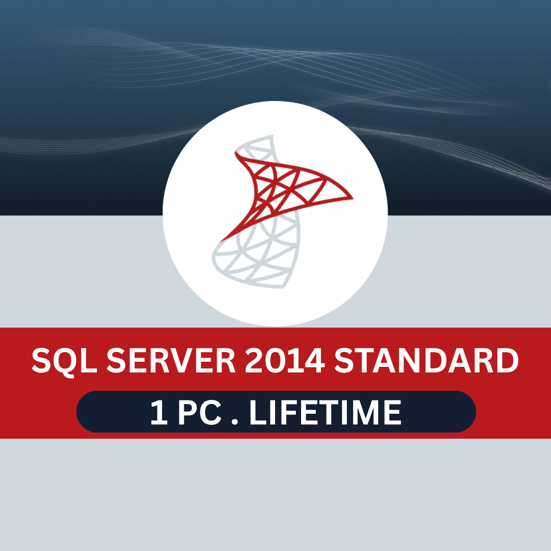 SQL Server 2014 Standard | Online Activation | 1 PC | Lifetime