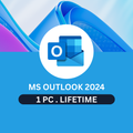 MS Outlook 2024 | Microsoft Account Bound | 1 PC | Lifetime