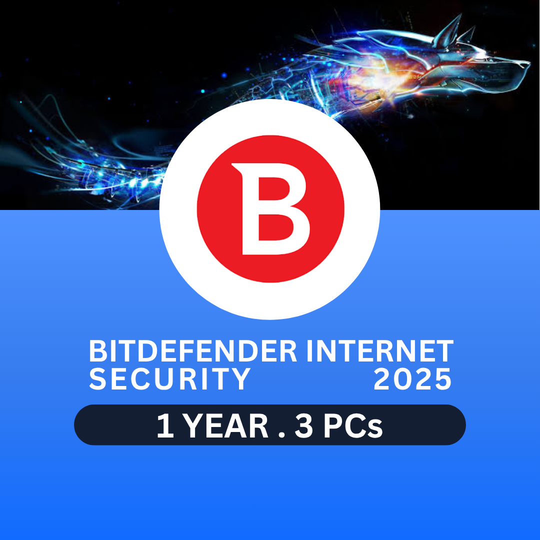 Bitdefender Internet Security 2025 | 3 PC | 1 Year