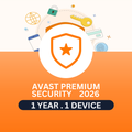 Avast Premium Security 2026 | 1 Device | 1 Year