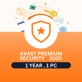 Avast Premium Security 2020 | 1 PC | 1 Year