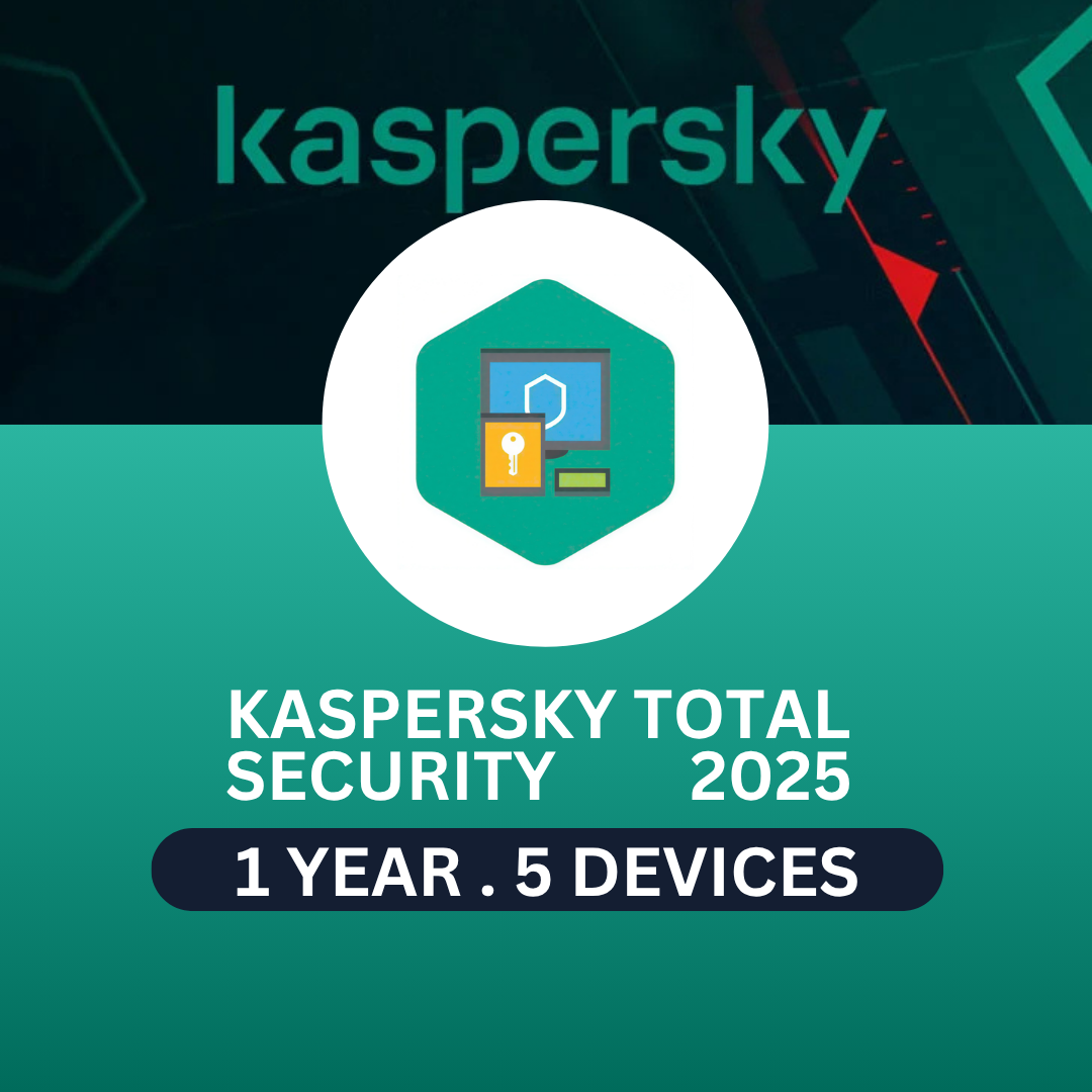 Kaspersky Total Security 2025 | 5 Devices | 1 Year