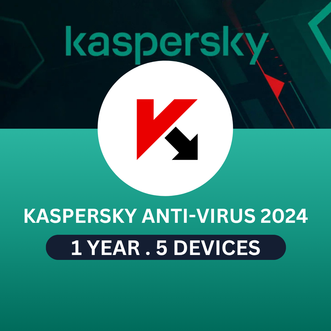 Kaspersky Antivirus 2024 | 5 Devices | 1 Year