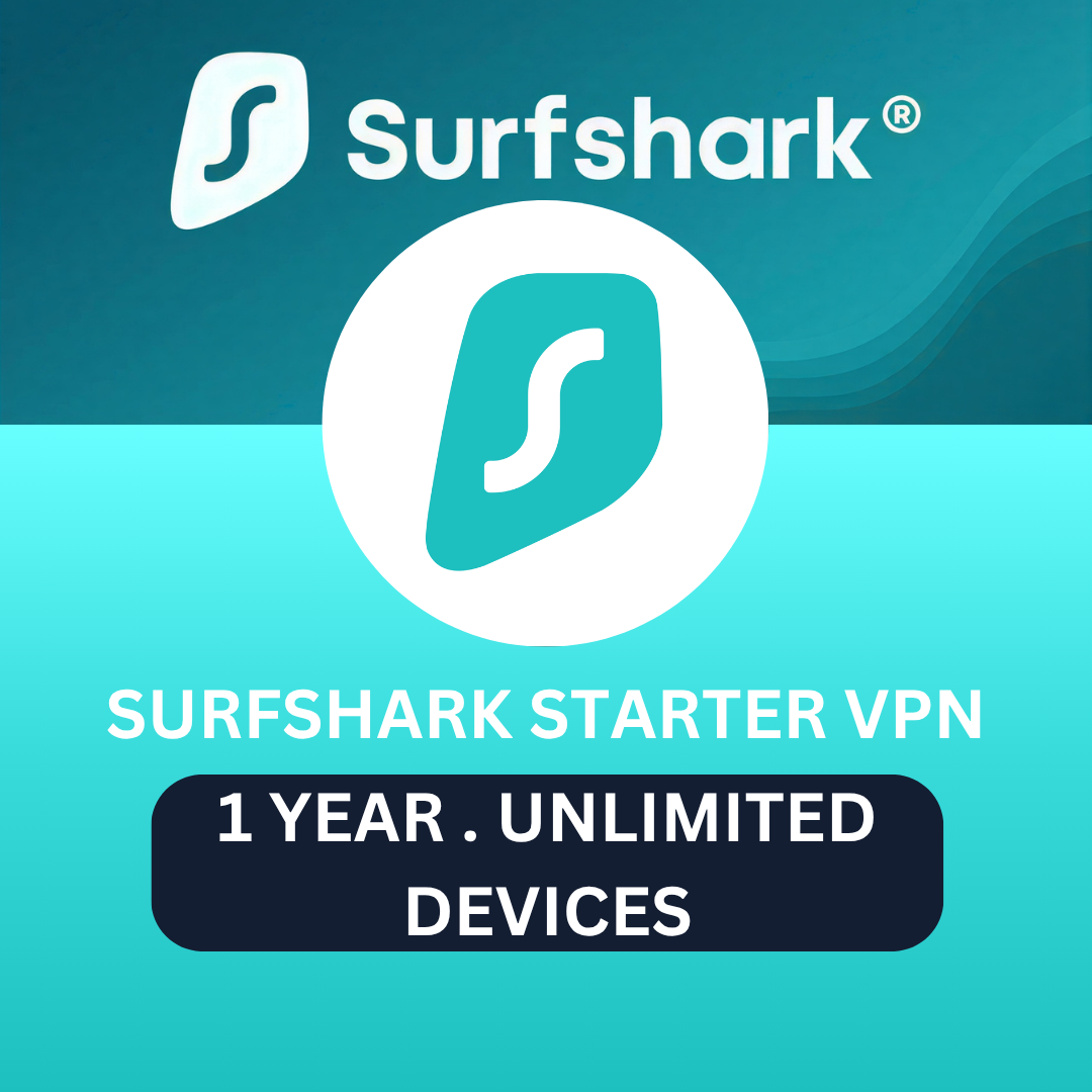 Surfshark Starter VPN | Unlimited Devices | 1 Year