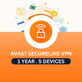 Avast Secureline VPN | 5 Devices | 1 Year