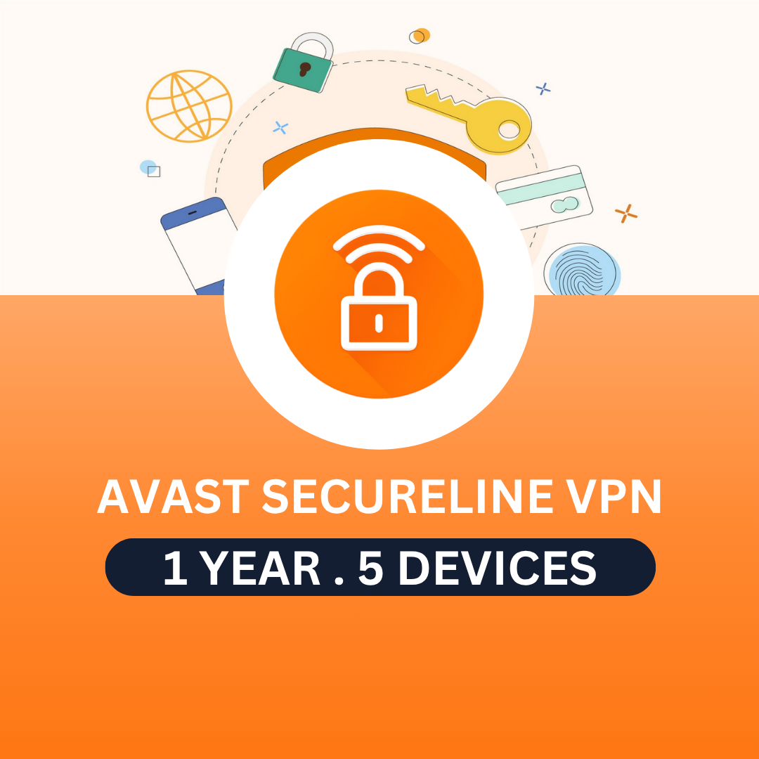 Avast Secureline VPN | 5 Devices | 1 Year