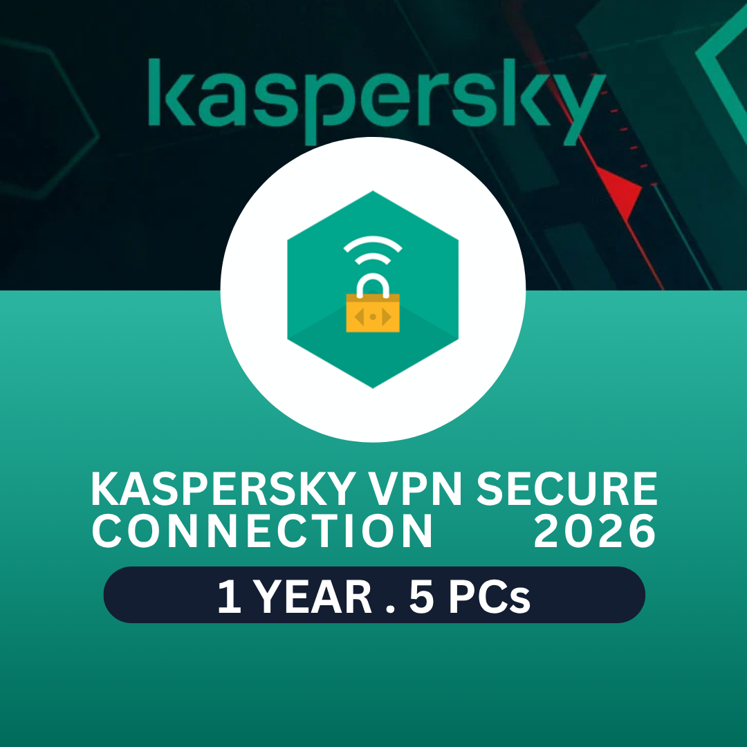 Kaspersky VPN Secure Connection 2026 | 5 PC | 1 Year