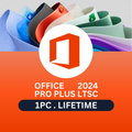 Office 2024 Pro Plus LTSC | Activation par téléphone | 1 PC | À vie