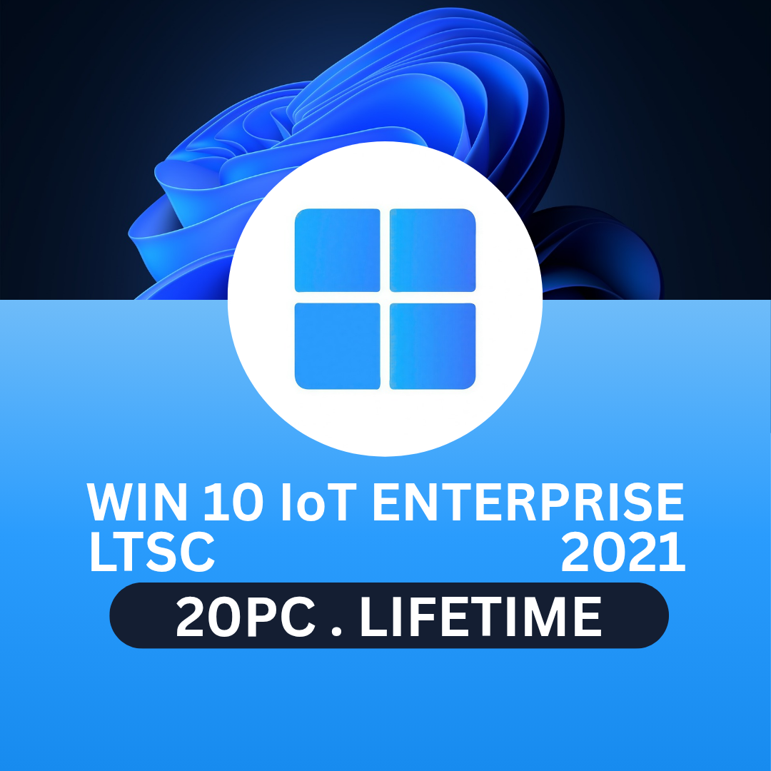 Windows 10 IoT Enterprise LTSC 2021 | OEM NONSLP | 20 PC | Lifetime