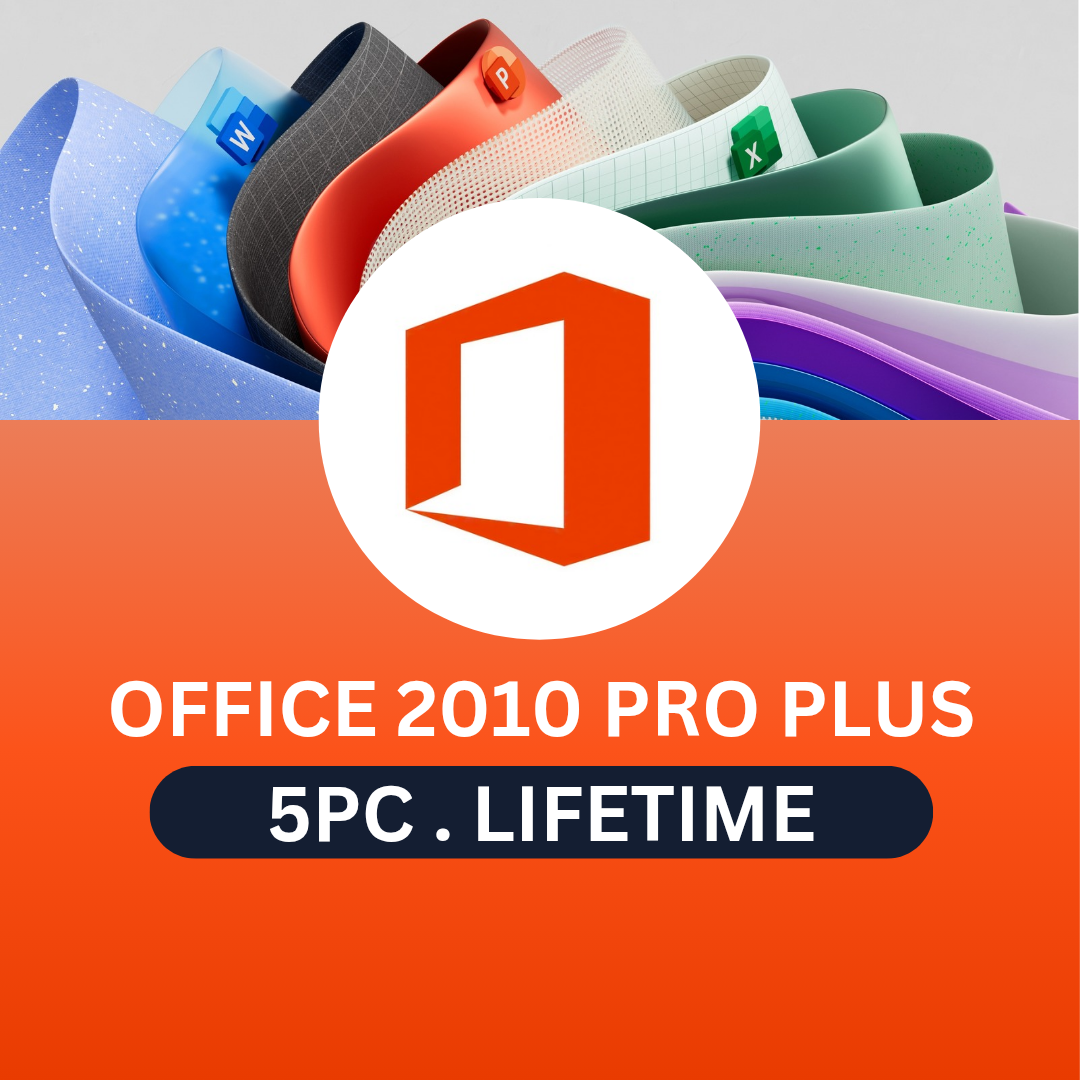 Office 2010 Professional Plus | Retail | 5 PC | Lifetime
