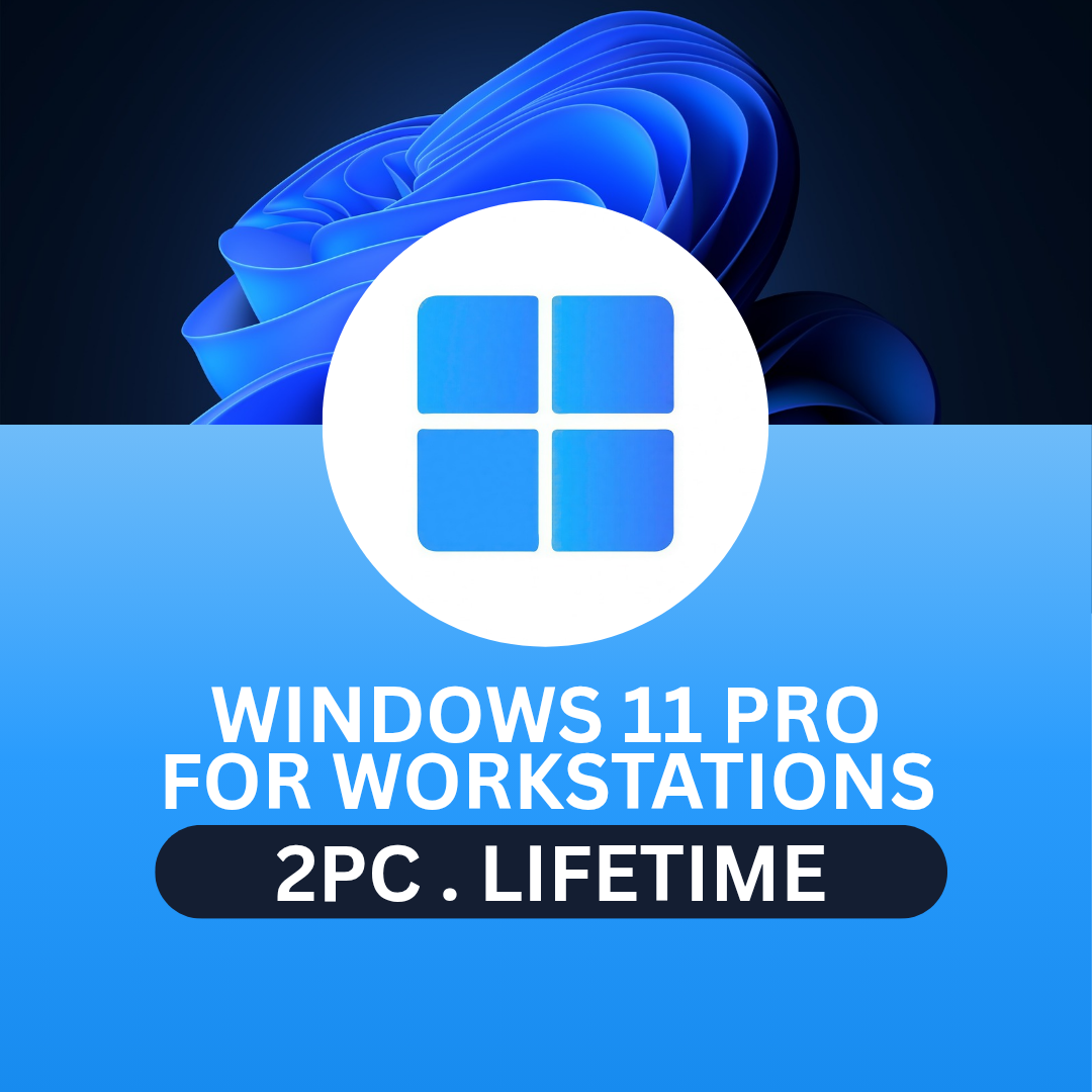 Windows 11 Pro for Workstation | Retail | 2 PC | Lifetime